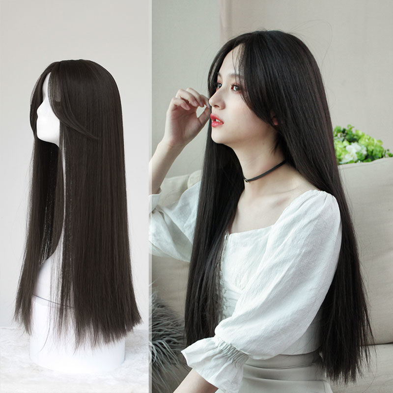 Long Hair Natural Full-head Wig