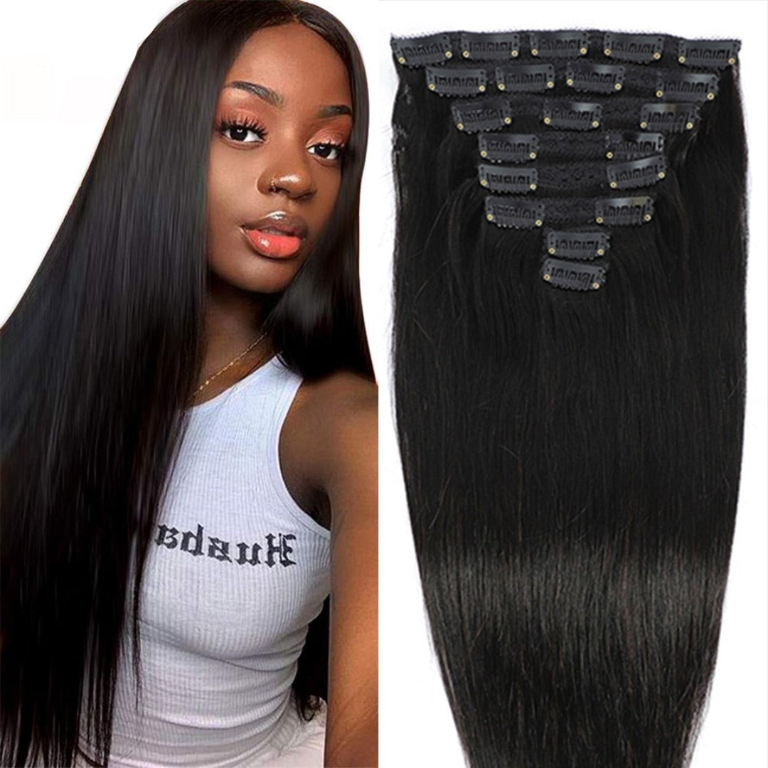 Brazilian Remy Clip In Human Hair Extensions
