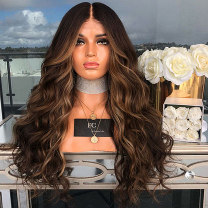 Long brown wigs
