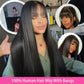 Bangs  Human  Full Mechanism Headgear Fringe Wig