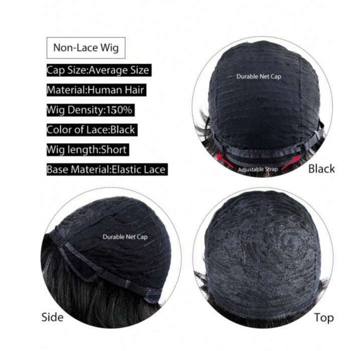 Bangs  Human  Full Mechanism Headgear Fringe Wig
