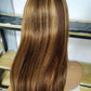 Brazilian Real Hair  4X4 Straight Lace Front Wig