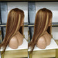 Brazilian Real Hair  4X4 Straight Lace Front Wig
