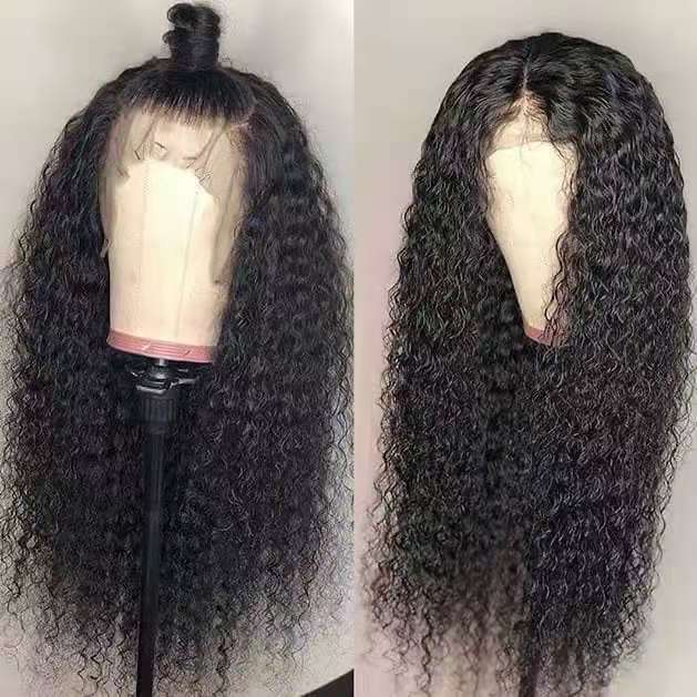 Front Lace Chemical  Curly Hair  Wig Headgear
