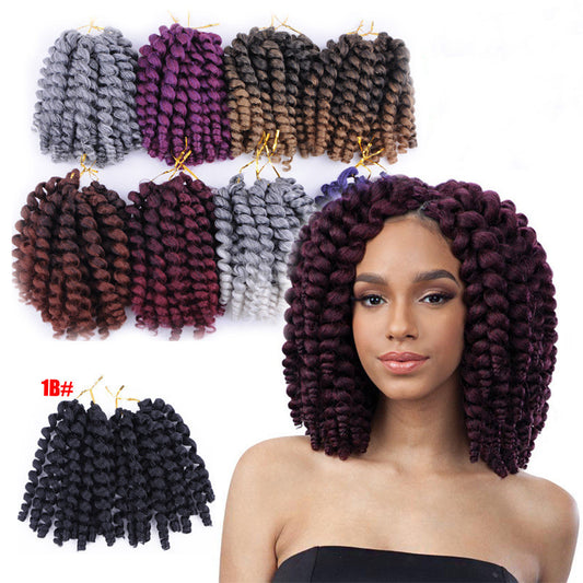 Lady's curly Hair Braid
