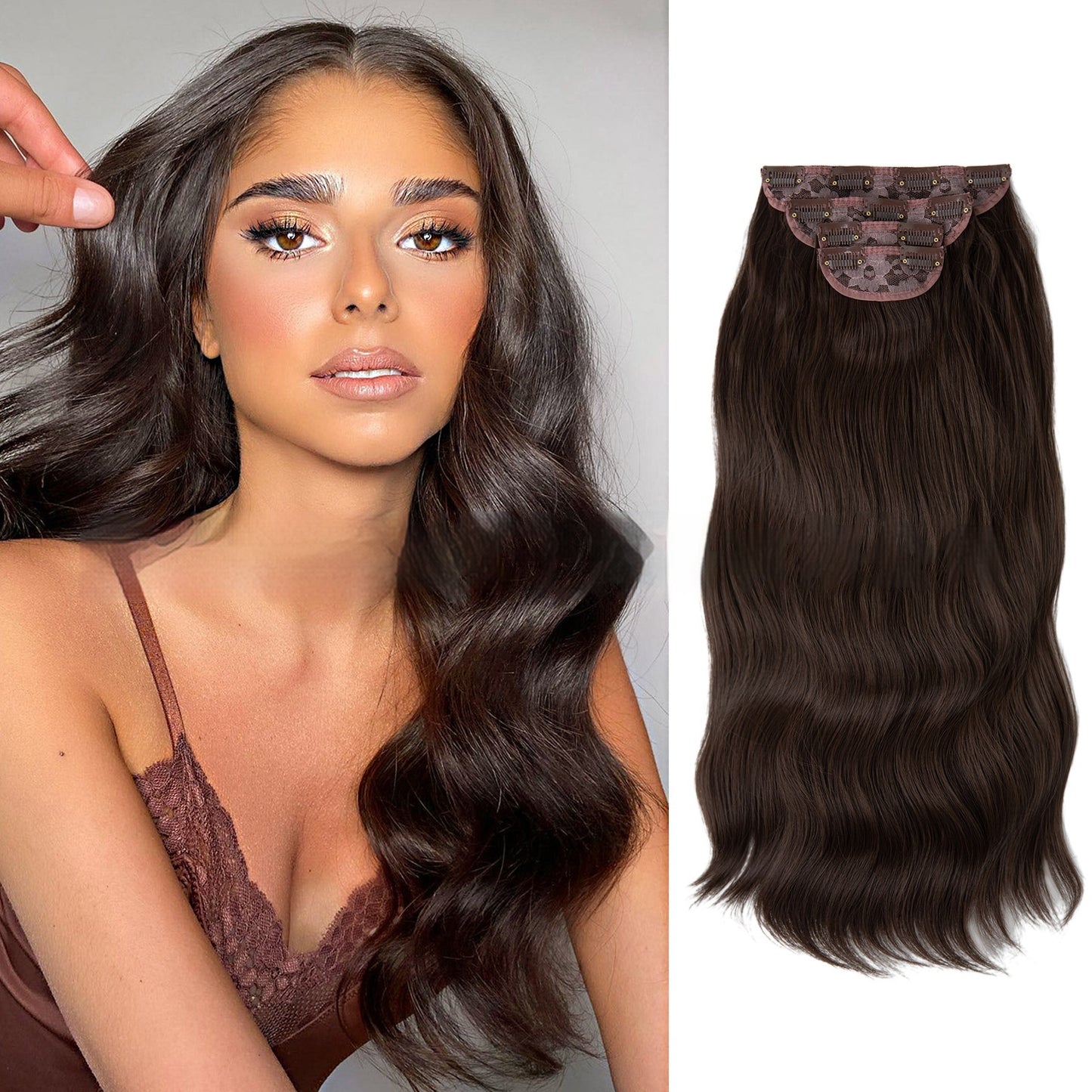 High-temperature Wig Four-piece Set