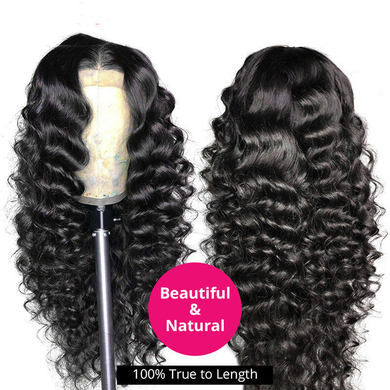 Human  Lace Frontal Wigs 13x4 Headgear