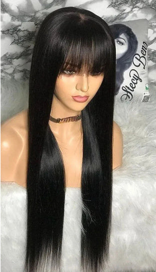 Bangs  Human  Full Mechanism Headgear Fringe Wig
