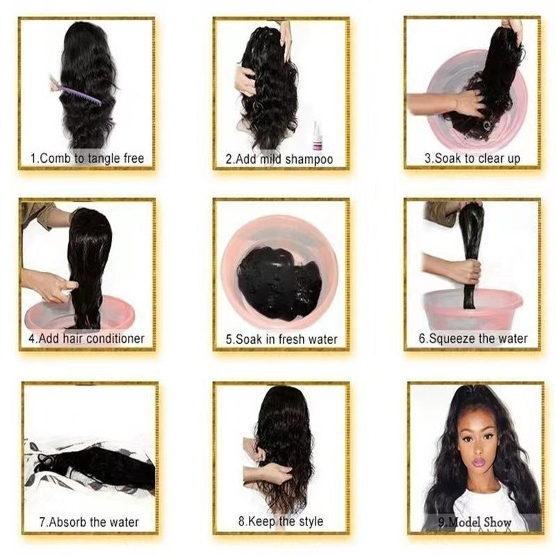 Lace Full Head Synthetic Wig