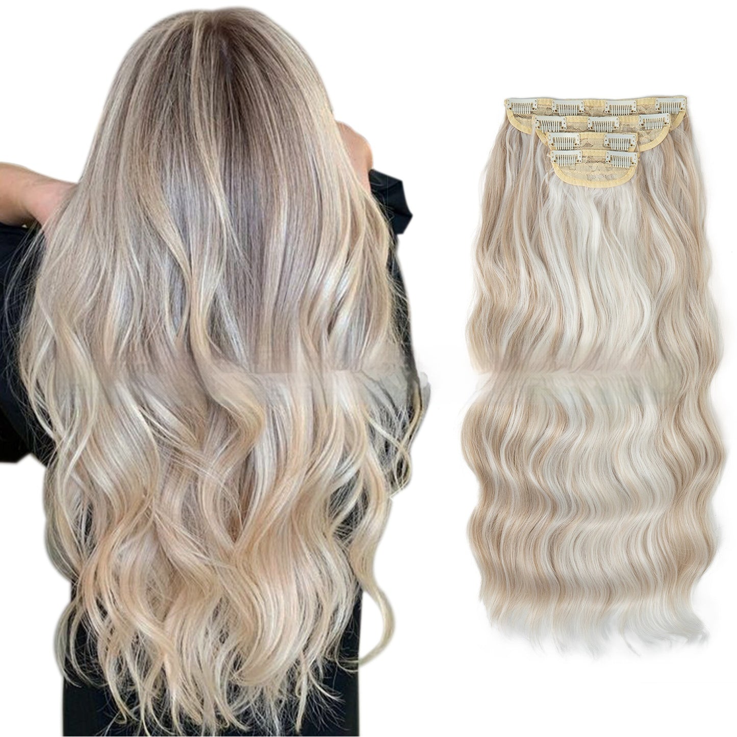 High-temperature Wig Four-piece Set