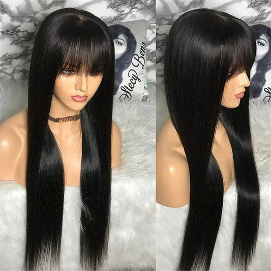 Bangs  Human  Full Mechanism Headgear Fringe Wig