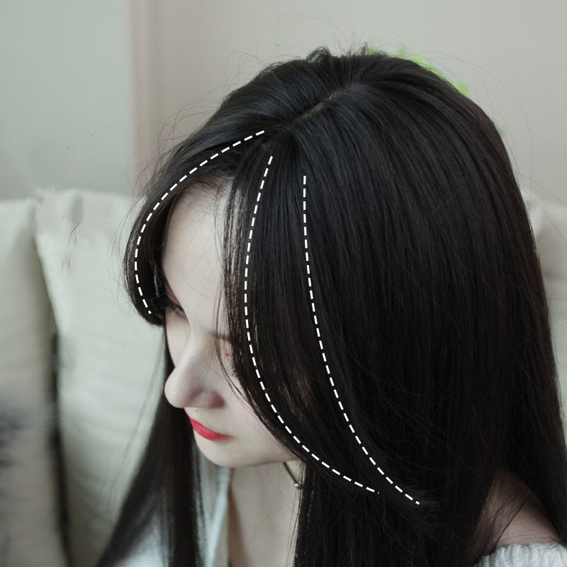 Long Hair Natural Full-head Wig