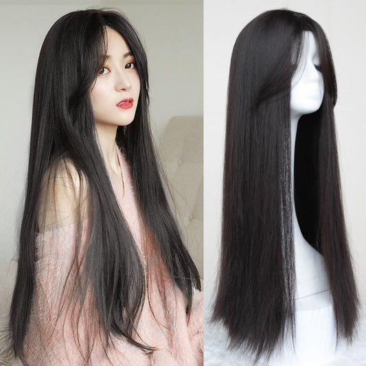 Long Hair Natural Full-head Wig