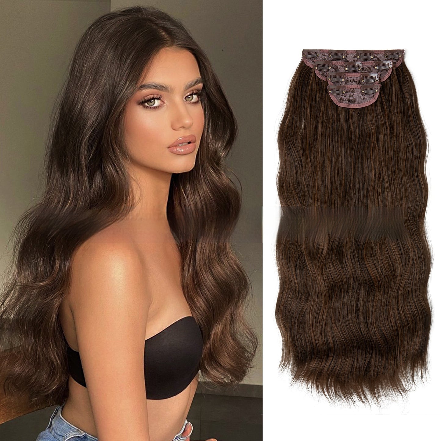 High-temperature Wig Four-piece Set