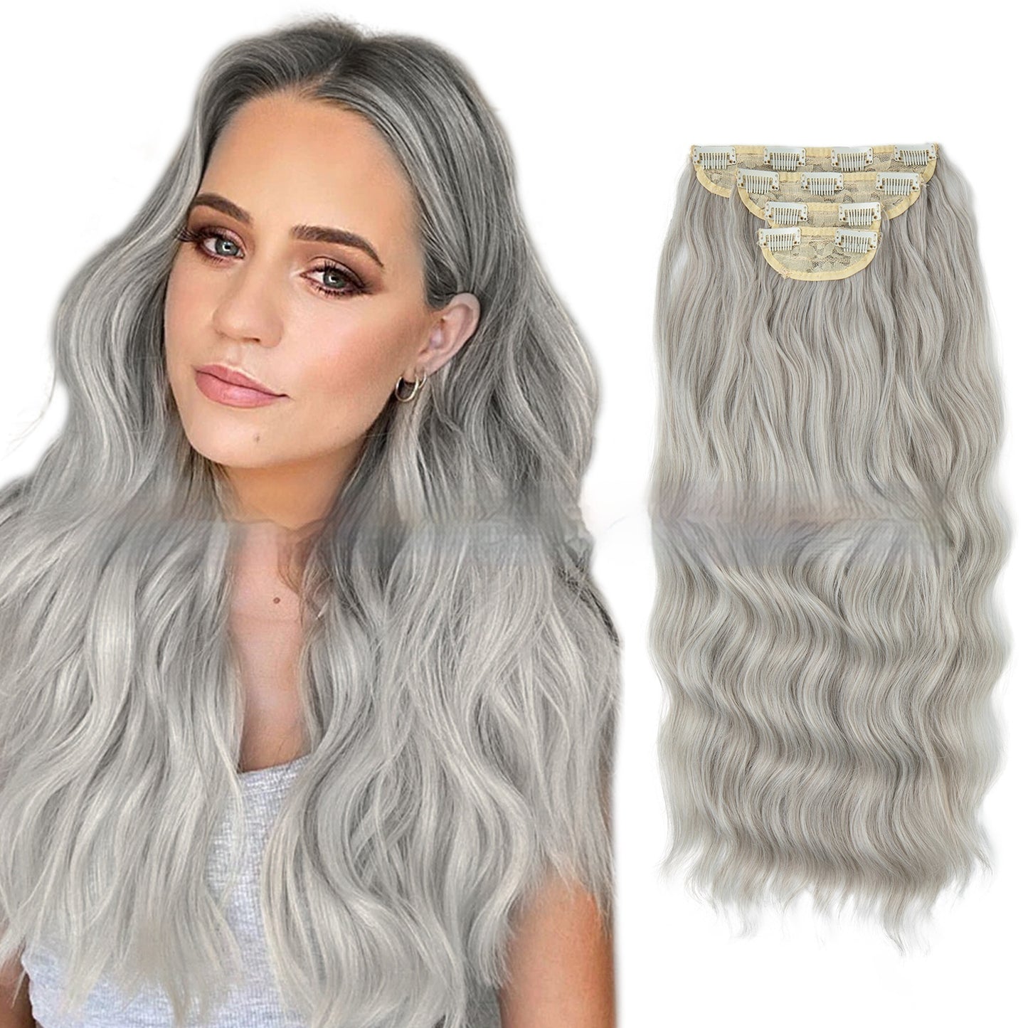 High-temperature Wig Four-piece Set