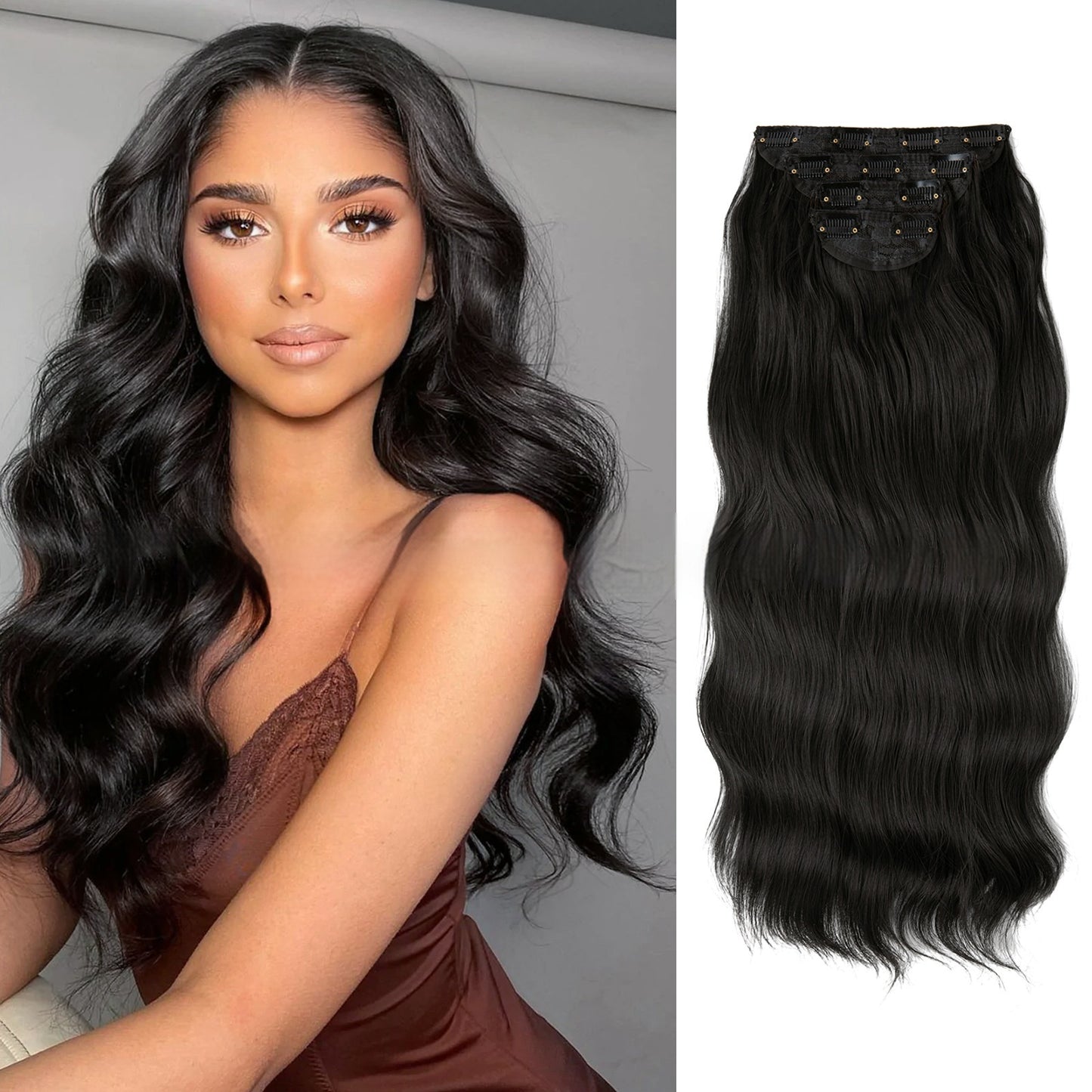 High-temperature Wig Four-piece Set