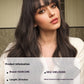 Natural Black Bangs Big Wave Wig