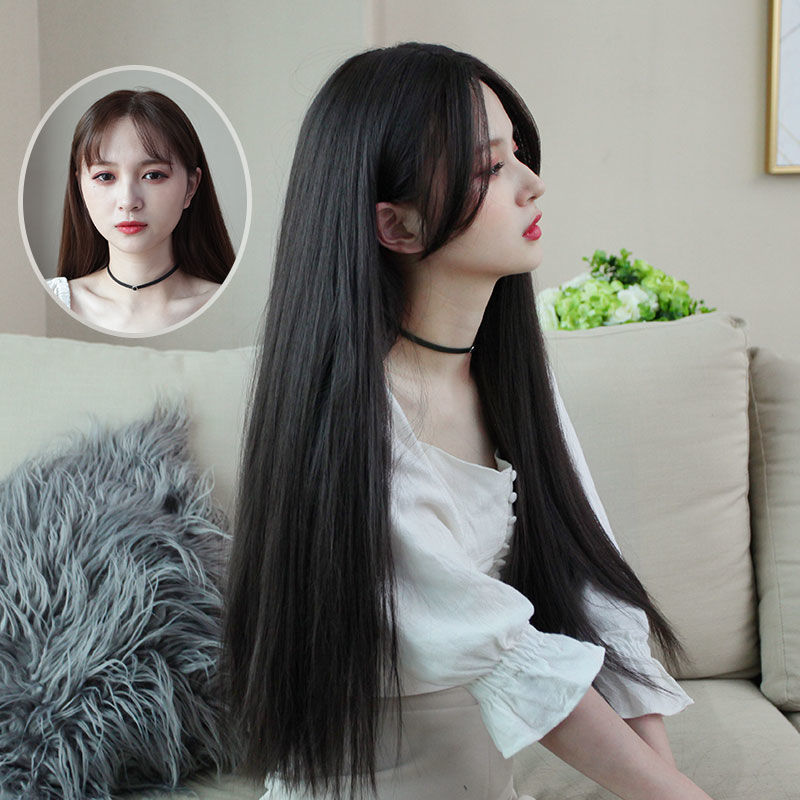 Long Hair Natural Full-head Wig