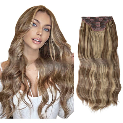 High-temperature Wig Four-piece Set