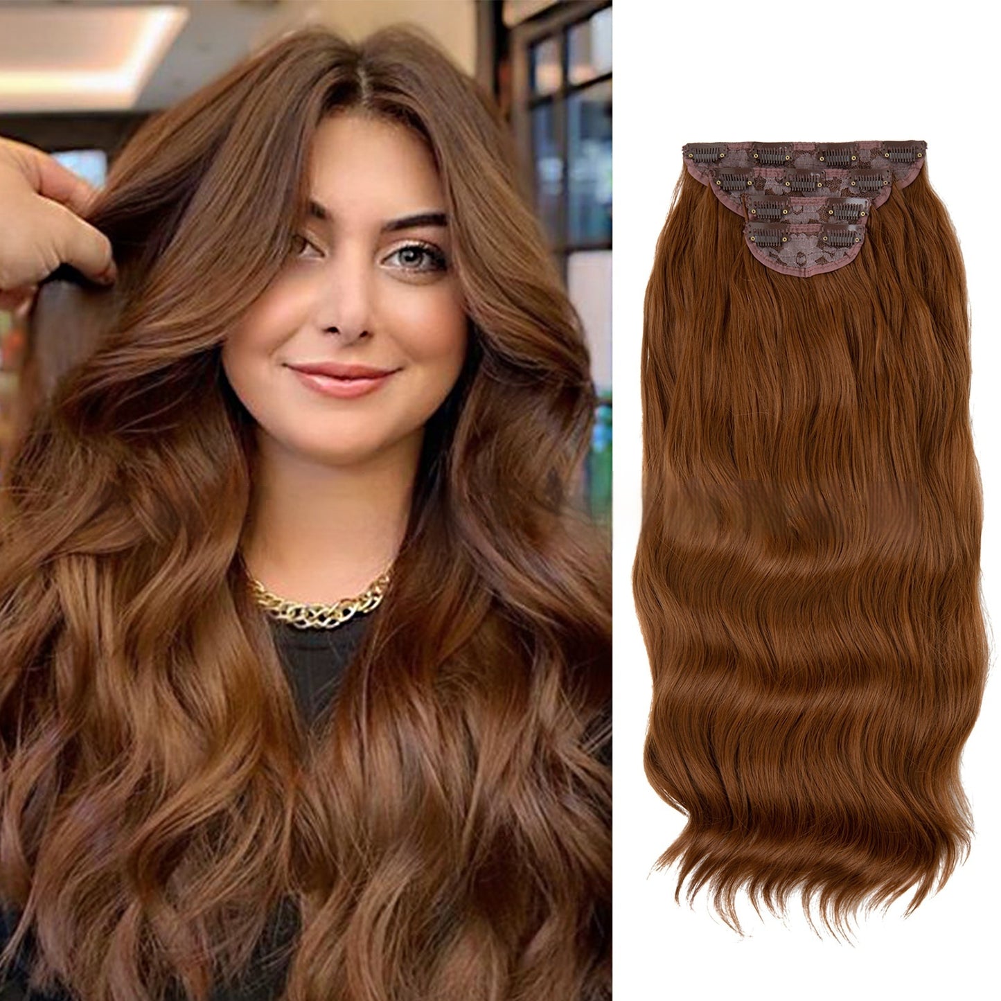 High-temperature Wig Four-piece Set