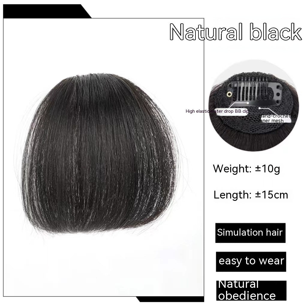 Forehead  Straight Bangs Wig Set