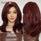 Blonde Mixed Brown Bob with Bangs